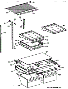 Shelf Parts parts for Kenmore Refrigerator 363.78477892 (36378477892, 363 78477892) from AppliancePartsPros.com