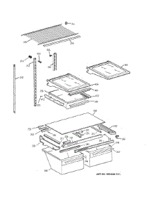 Shelf Parts parts for Kenmore Refrigerator 363.78477894 (36378477894, 363 78477894) from AppliancePartsPros.com