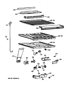 Compartment Separator Parts parts for Kenmore Refrigerator 363.78562893 (36378562893, 363 78562893) from AppliancePartsPros.com