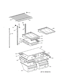 Shelf Parts parts for Kenmore Refrigerator 363.78562894 (36378562894, 363 78562894) from AppliancePartsPros.com
