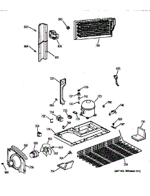 Unit Parts parts for Kenmore Refrigerator 363.78567893 (36378567893, 363 78567893) from AppliancePartsPros.com