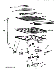 Compartment Separator Parts parts for Kenmore Refrigerator 363.78567893 (36378567893, 363 78567893) from AppliancePartsPros.com