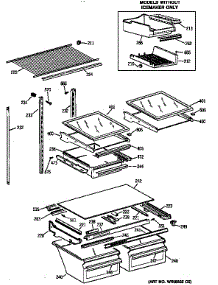 Shelf Parts parts for Kenmore Refrigerator 363.78592892 (36378592892, 363 78592892) from AppliancePartsPros.com
