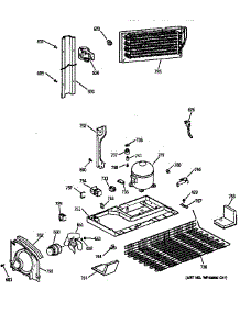 Unit Parts parts for Kenmore Refrigerator 363.78592892 (36378592892, 363 78592892) from AppliancePartsPros.com