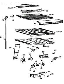 Compartment Separator Parts parts for Kenmore Refrigerator 363.78595892 (36378595892, 363 78595892) from AppliancePartsPros.com