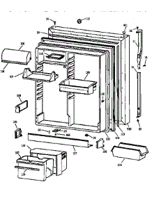 Fresh Food Door parts for Kenmore Refrigerator 363.78595892 (36378595892, 363 78595892) from AppliancePartsPros.com