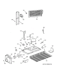 Unit Parts parts for Kenmore Refrigerator 363.78595894 (36378595894, 363 78595894) from AppliancePartsPros.com