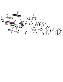 Icemaker Wr30x0327 parts for Kenmore Refrigerator 363.78597893 (36378597893, 363 78597893) from AppliancePartsPros.com