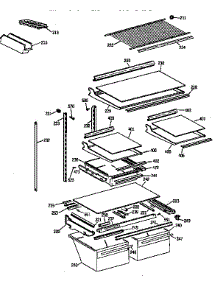 Shelf Parts parts for Kenmore Refrigerator 363.78852891 (36378852891, 363 78852891) from AppliancePartsPros.com