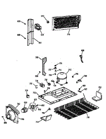 Unit Parts parts for Kenmore Refrigerator 363.78852892 (36378852892, 363 78852892) from AppliancePartsPros.com