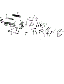 Icemaker Wr30x0327 parts for Kenmore Refrigerator 363.78857891 (36378857891, 363 78857891) from AppliancePartsPros.com