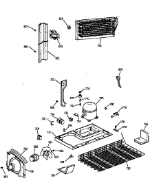 Unit Parts parts for Kenmore Refrigerator 363.78857891 (36378857891, 363 78857891) from AppliancePartsPros.com