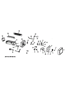Icemaker Wr30x0327 parts for Kenmore Refrigerator 363.78857892 (36378857892, 363 78857892) from AppliancePartsPros.com
