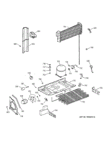 Unit Parts parts for Kenmore Refrigerator 363.78857898 (36378857898, 363 78857898) from AppliancePartsPros.com