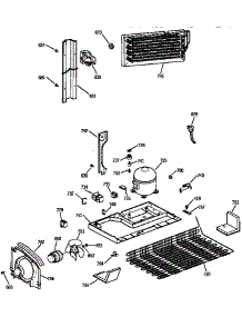 Unit Parts parts for Kenmore Refrigerator 363.78962890 (36378962890, 363 78962890) from AppliancePartsPros.com