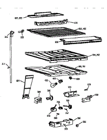 Compartment Separator Parts parts for Kenmore Refrigerator 363.78962893 (36378962893, 363 78962893) from AppliancePartsPros.com