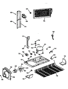 Unit Parts parts for Kenmore Refrigerator 363.78962893 (36378962893, 363 78962893) from AppliancePartsPros.com