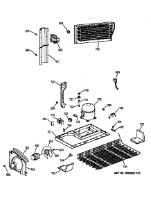 Unit Parts parts for Kenmore Refrigerator 363.78962894 (36378962894, 363 78962894) from AppliancePartsPros.com