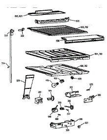 Compartment Separator Parts parts for Kenmore Refrigerator 363.78965893 (36378965893, 363 78965893) from AppliancePartsPros.com