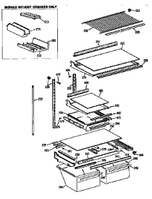 Shelf Parts parts for Kenmore Refrigerator 363.9731586 (3639731586, 363 9731586) from AppliancePartsPros.com