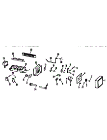 Icemaker parts for Kenmore Refrigerator 363.9732754 (3639732754, 363 9732754) from AppliancePartsPros.com