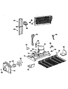 Unit Parts parts for Kenmore Refrigerator 363.9732755 (3639732755, 363 9732755) from AppliancePartsPros.com