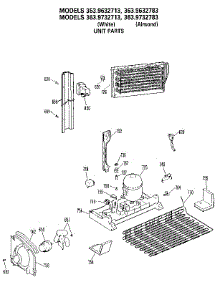 Unit parts for Kenmore Refrigerator 363.9732783 (3639732783, 363 9732783) from AppliancePartsPros.com