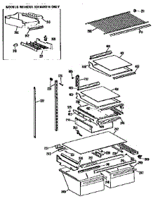 Shelf Parts parts for Kenmore Refrigerator 363.9734727 (3639734727, 363 9734727) from AppliancePartsPros.com