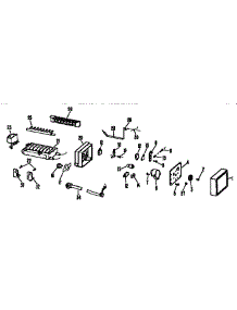 Icemaker parts for Kenmore Refrigerator 363.9735717 (3639735717, 363 9735717) from AppliancePartsPros.com