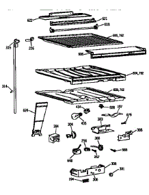Compartment Separator Parts parts for Kenmore Refrigerator 363.9735728 (3639735728, 363 9735728) from AppliancePartsPros.com