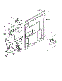 Door And Latch Parts parts for Kenmore Dishwasher 665.17363301 (66517363301, 665 17363301) from AppliancePartsPros.com