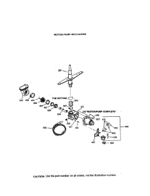 Motor-Pump Mechanism parts for Kenmore Dishwasher 363.15565790 (36315565790, 363 15565790) from AppliancePartsPros.com