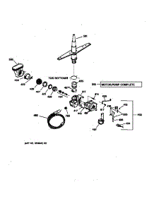 Motor-Pump Mechanism parts for Kenmore Dishwasher 363.15651893 (36315651893, 363 15651893) from AppliancePartsPros.com