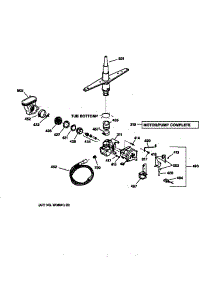Motor-Pump Mechanism parts for Kenmore Dishwasher 363.15658892 (36315658892, 363 15658892) from AppliancePartsPros.com