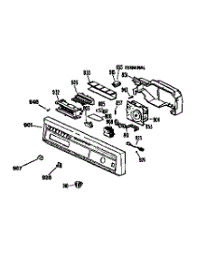 Escutcheon Assembly parts for Kenmore Dishwasher 363.1654193 (3631654193, 363 1654193) from AppliancePartsPros.com