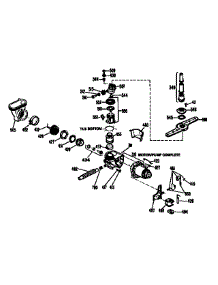 Motor Pump Mechanism parts for Kenmore Dishwasher 363.1654194 (3631654194, 363 1654194) from AppliancePartsPros.com