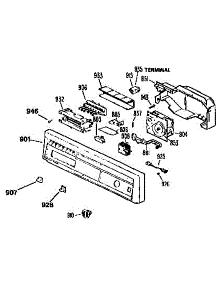 Escutcheon Assembly parts for Kenmore Dishwasher 363.1654593 (3631654593, 363 1654593) from AppliancePartsPros.com