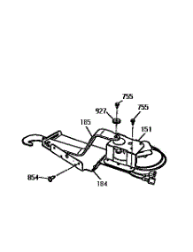 Door Lock Section parts for Kenmore Wall Oven 363.4803592 (3634803592, 363 4803592) from AppliancePartsPros.com
