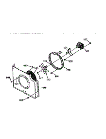 Fan Section parts for Kenmore Wall Oven 363.4803592 (3634803592, 363 4803592) from AppliancePartsPros.com