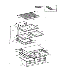 Shelves parts for Kenmore Refrigerator 363.60247000 (36360247000, 363 60247000) from AppliancePartsPros.com