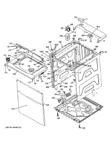 Cabinet (5) parts for Kenmore Washer Dryer Combo 363.61532110 (36361532110, 363 61532110) from AppliancePartsPros.com