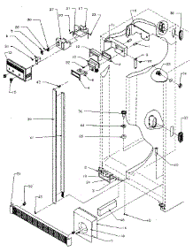 Control parts for Kenmore Refrigerator 596.9500881 (5969500881, 596 9500881) from AppliancePartsPros.com