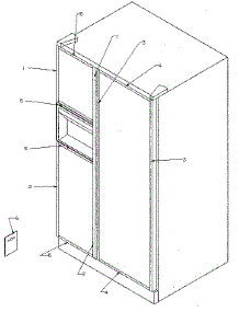 8006 Kit parts for Kenmore Refrigerator 596.9500911 (5969500911, 596 9500911) from AppliancePartsPros.com