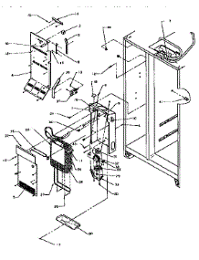 Evaporator Parts parts for Kenmore Refrigerator 596.9555510 (5969555510, 596 9555510) from AppliancePartsPros.com