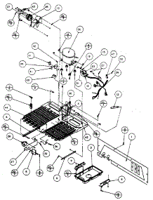 Machine Compartment parts for Kenmore Refrigerator 596SBI20H/P7836032W from AppliancePartsPros.com