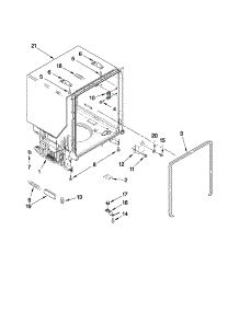 Tub And Frame Parts parts for Kenmore Dishwasher 665.15023K110 (66515023K110, 665 15023K110) from AppliancePartsPros.com