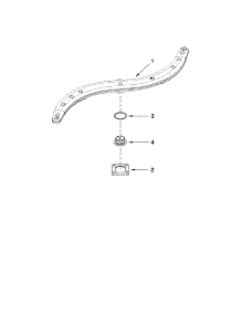 Lower Washarm Parts parts for Kenmore Dishwasher 665.15033K110 (66515033K110, 665 15033K110) from AppliancePartsPros.com