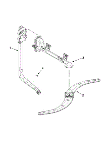 Upper Wash And Rinse Parts parts for Kenmore Dishwasher 665.15112K214 (66515112K214, 665 15112K214) from AppliancePartsPros.com