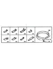Wiring And Wiring Terminals parts for Kenmore Range 628.6217340 (6286217340, 628 6217340) from AppliancePartsPros.com