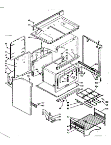 Body Assembly parts for Kenmore Range 628.6227160 (6286227160, 628 6227160) from AppliancePartsPros.com